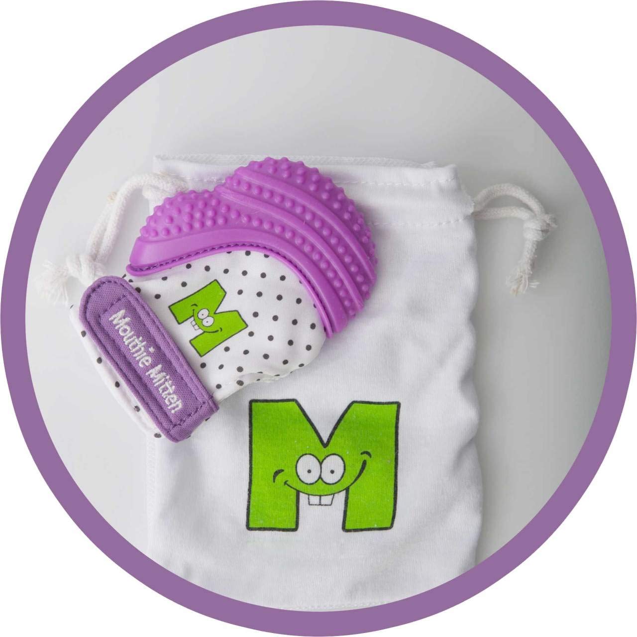 Mouthie Mitt Baby Teething Glove Purple