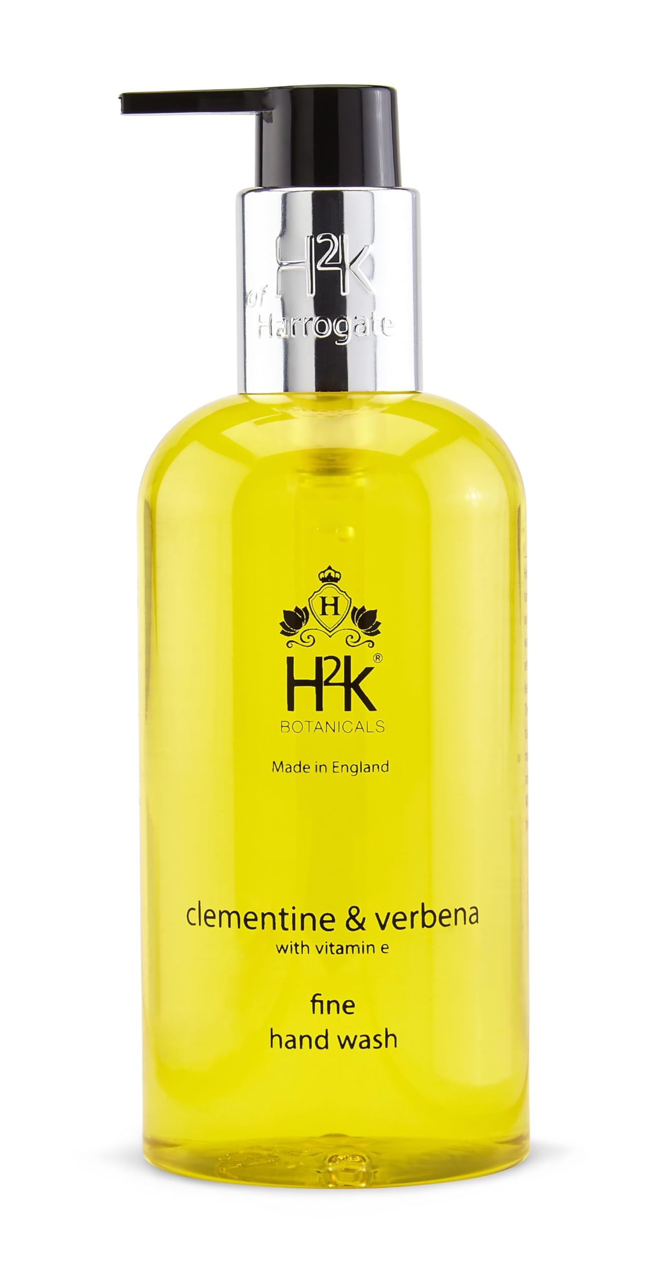 Rejuvenating Fine Clementine & Verbena with Vitamin E Luxury Hand Wash (250ml) by H2K Botanicals