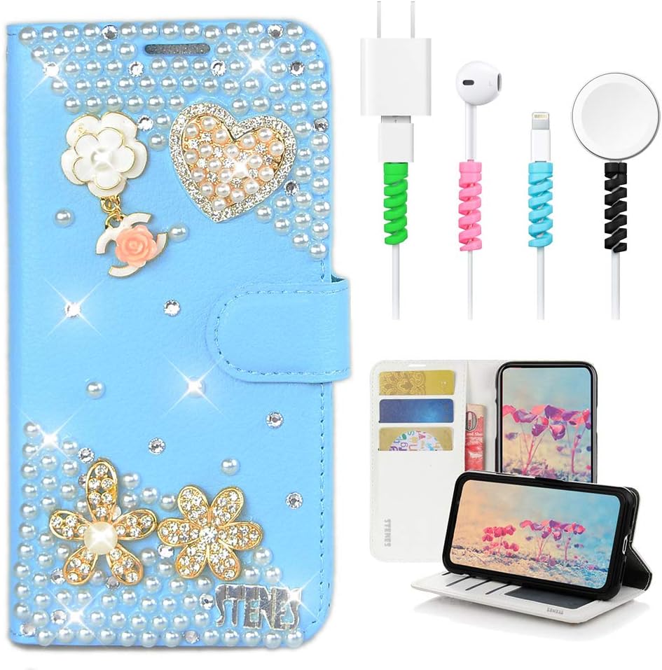 Best Lg K20 Plus Wallet Case With Bling