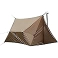 OneTigris ROCDOMUS Hot Tent with Stove Jack, 3000mm Waterproof, Versatile Lightweight Hammock Tent for Camping, Hiking, Backpacking, Bushcraft, Car Trips