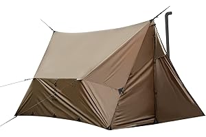 OneTigris ROCDOMUS Hot Tent with Stove Jack, 3000mm Waterproof, Versatile Lightweight Hammock Tent for Camping, Hiking, Backp