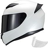JQF Gear Full Face Motorcycle Helmet WS-607 DOT Approved Motorbike Racing Street Bike Helmets for Adults with Visor