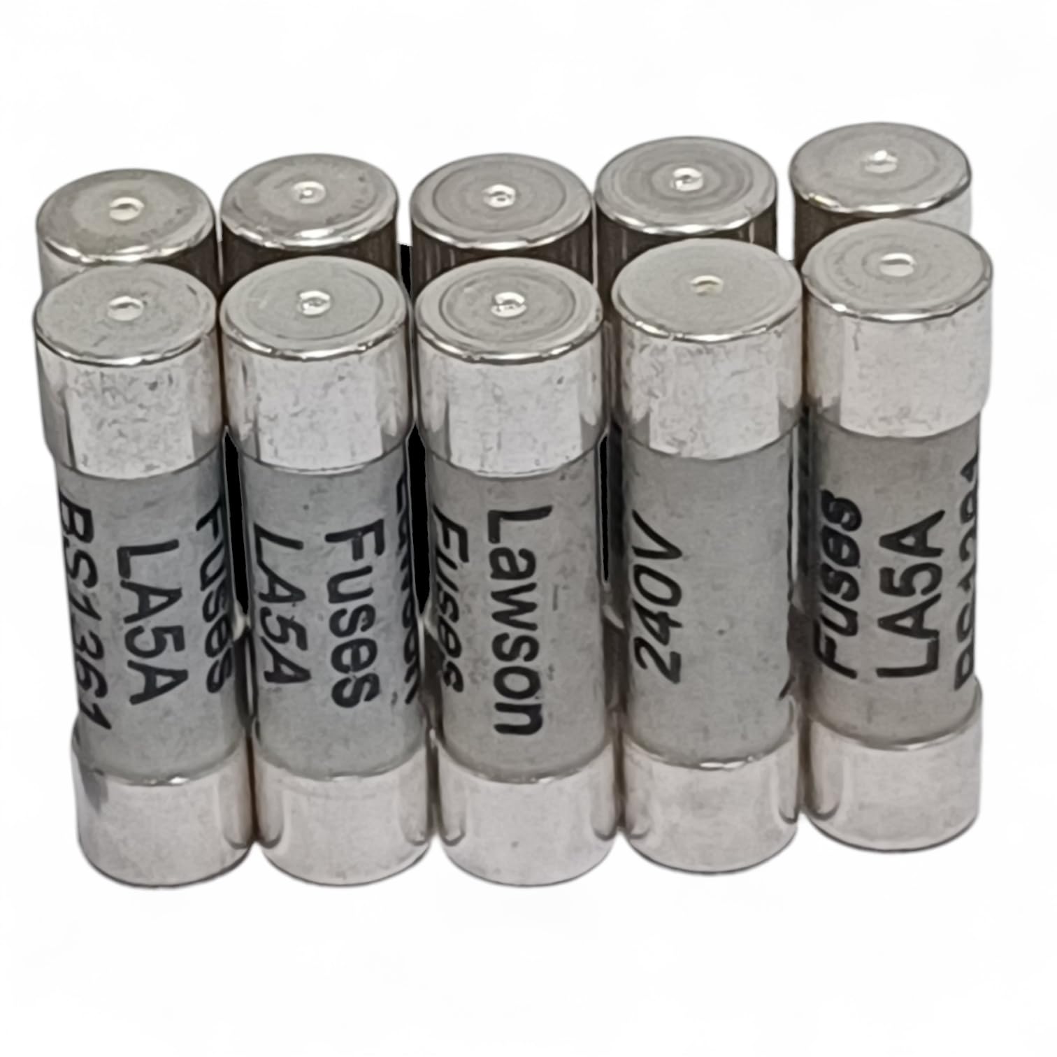 BS1361 Electrical Consumer Unit Fuse, 5 Amp, Pack of (10)