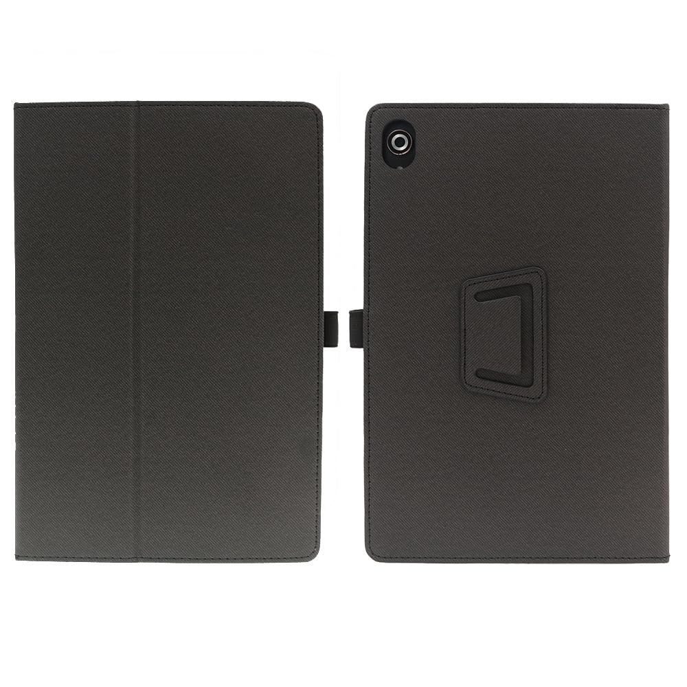 INSOLKIDON Compatible with HiGrace OC101 10.1 INCH 2023 Tablet case, Full Coverage Ultra Slim leather Cover Case with folding Stand Cover Rugged with Auto Sleep/Wake (Black)