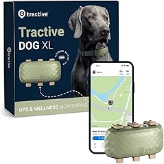 Tractive XL GPS Tracker & Health Monitoring for Dogs (50 lbs+) - Market Leading Pet GPS Location Tracker | Wellness & Escape 