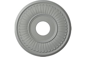 EKENA MILLWORK 15 3/4"OD x 3 7/8"ID x 3/4"P Berkshire Ceiling Medallion (Fits Canopies up to 7")