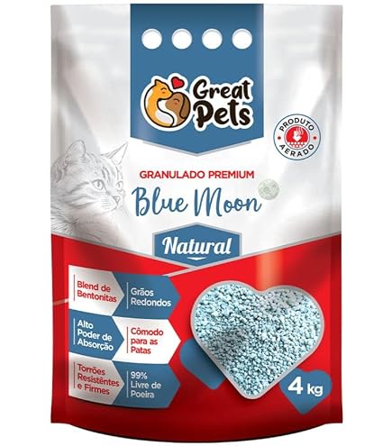 Great Pets Areia Higiênica Premium Purple Moon 4kg Lavanda