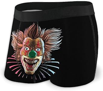 Amazon.com: Dadai Crazy Clown Mens Boxer Briefs Black: Clothing