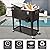 VINGLI 80 Quart Rolling Ice Chest, Portable Patio Party Bar Drink Cooler Cart, with Shelf, Beverage Pool with Bottle Opener