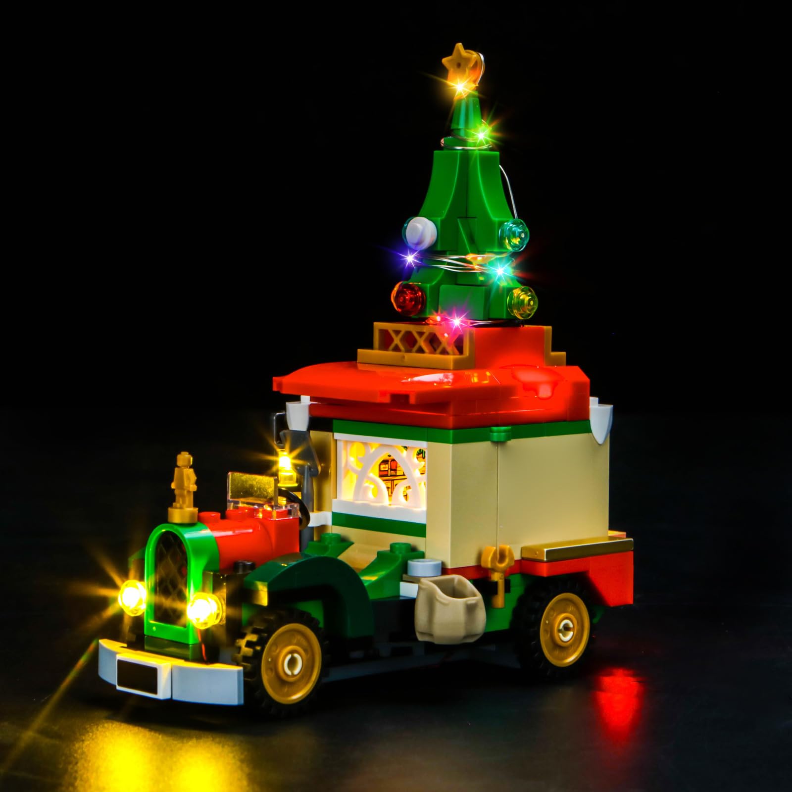 Led Light Set Compatible with Lego 40746 Santa's Delivery Truck (No Model), Decoration Lighting Set for Santa's Delivery Truck Creative Toys — image 1