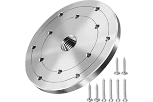 SENDUO Woodworking 6" Lathe Faceplate with Screwchuck,for 1" x 8TPISpindle