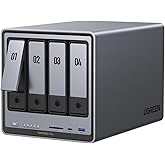 UGREEN NAS DXP4800 Pro 4-Bay Desktop NAS, Intel? Core? i3-1315U 6-Core CPU, 8GB DDR5 RAM, 128G SSD, 1x 10GbE, 1x 2.5GbE, 2X M