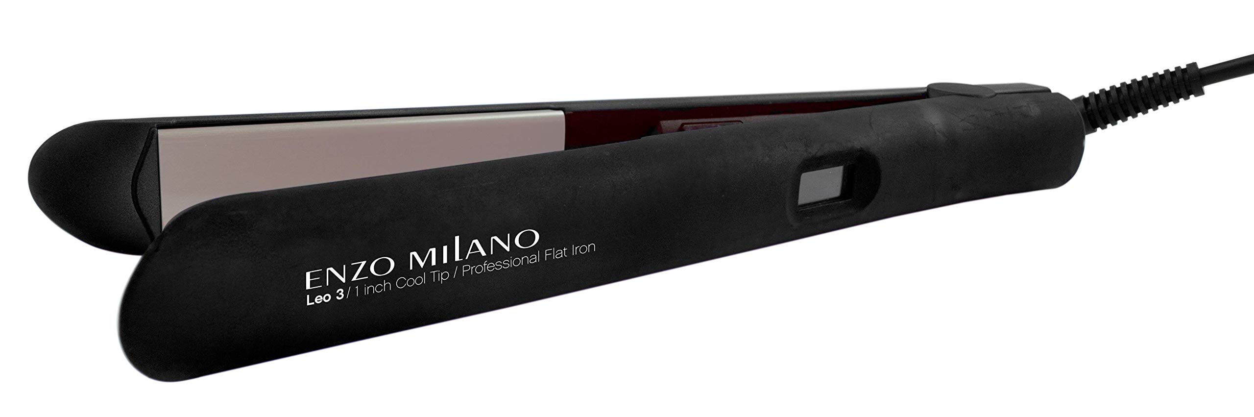 ENZO MILANOL3 Cool Tip 1 Inch Titanium Flatiron