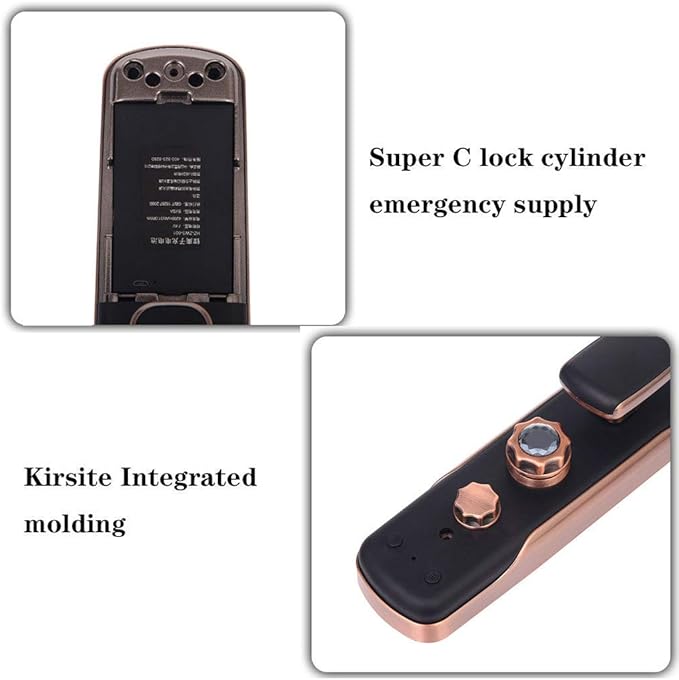 Cerradura de la puerta sin llave de la puerta de la huella ...