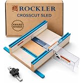 Rockler Small Parts Crosscut Sled for Table Saws, Zero-Clearance Support | Crosscut Sled &ndash; Safe Small Part Cutting &ndash; Table Saw Sled &ndash; Zero-Clearance Support &ndash; Precision Cuts