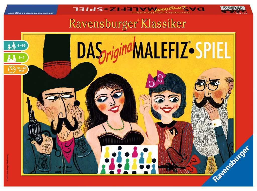 Ravensburger 26737 - The Original Malefiz Game - Family Game for 2-4 Players, Ravensburger Classics from 6 Years, Yellow