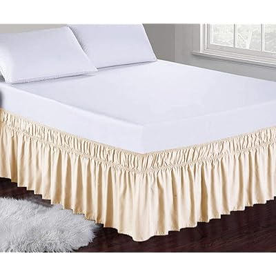 Buy Obytex Wrap Around Bed Skirts Fashional Elastic Dust Ruffle Silky Soft Wrinkle Free Classic Stylish Look In Your Bedroom Gold Twin Full Online In Turkey B08fhqvt4t