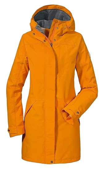 Schöffel Malmö Damen Parka, leichte Damen Jacke für Frühjahr und Sommer, wasserdichte Sommerjacke für Frauen mit praktischen 