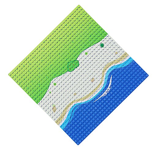 Feleph Grass Oasis Beach Straight / Curve Road Base Plate Building Kit 10