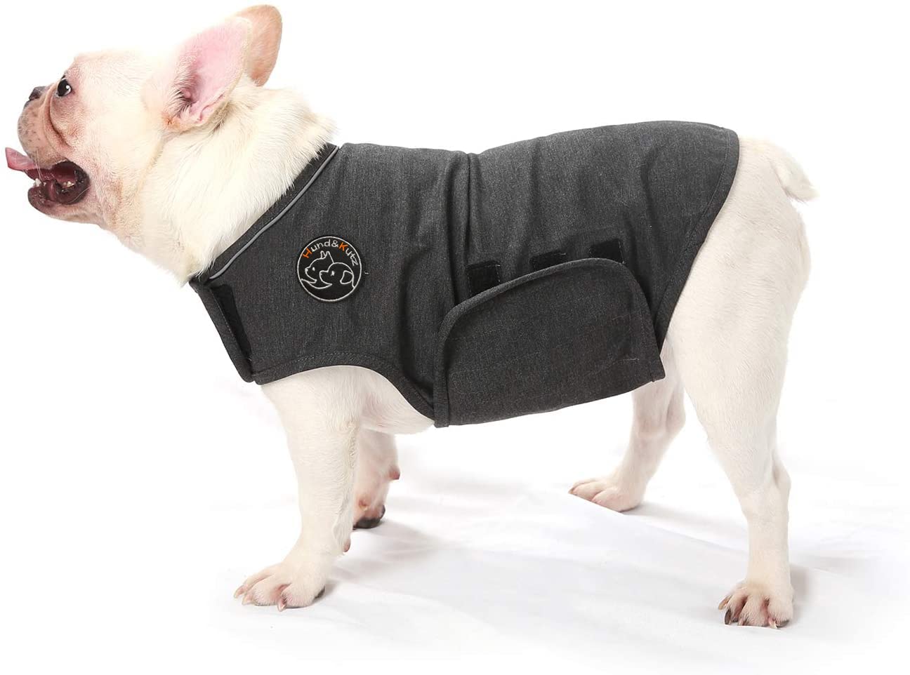 Dog Anxiety Relief Coat,Lightweight Wrap Anxiety Jacket Shirt for Anxious Pets Keep Calming Comfort(Grey,S)