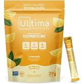Ulltima Replenisher Broad Spectrum Electrolyte Mix Lemonade Flavor 20 Stickpacks