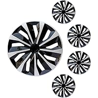Aiqiying Hubcap Wheel Cover Replacement R16 Universal Wheel Rim Cover ABS Material Exterior Accessories for Car Truck SUV - S