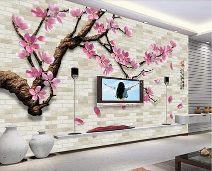 Wallpaper 3d Wallpaper Aesthetic Word Plum Wall Wall Mural