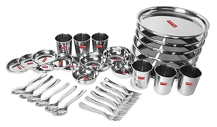 HAZEL Stainless Steel Dinner Set 36 Pcs