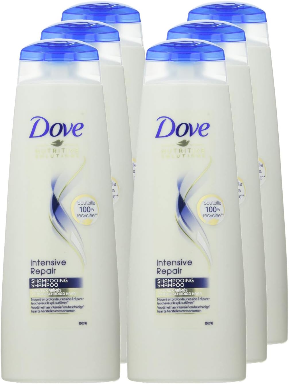 DOVE Intense Shampoo 250 ml, Pack of 6, white, 250 ml (Pack of 6) - Image 5