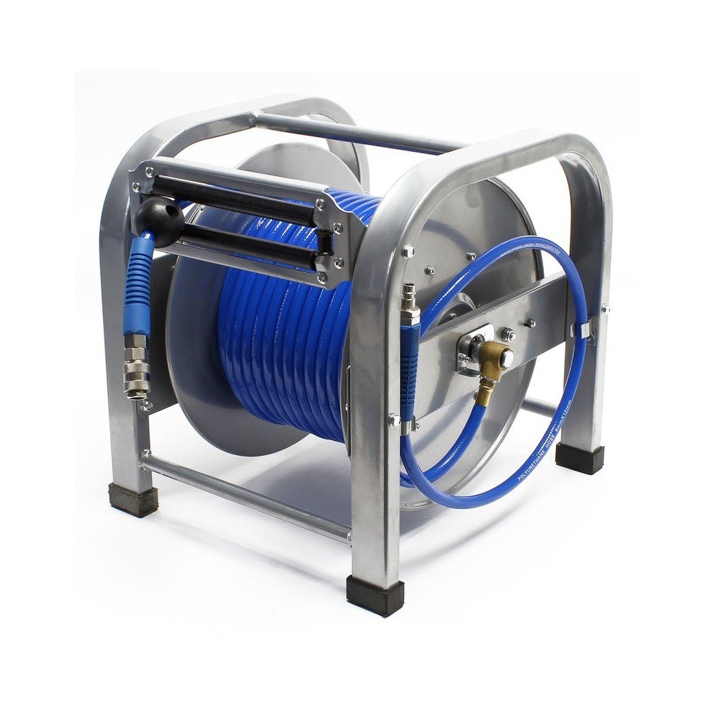 Retractable Compressed Air Hose Pneumatic Hose Reel 30 m Amazon.co.uk DIY & Tools