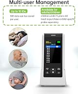HOLFENRY Oxygen Monitor Finger Pulse Oximeter with App Bluetooth CE UK view 5