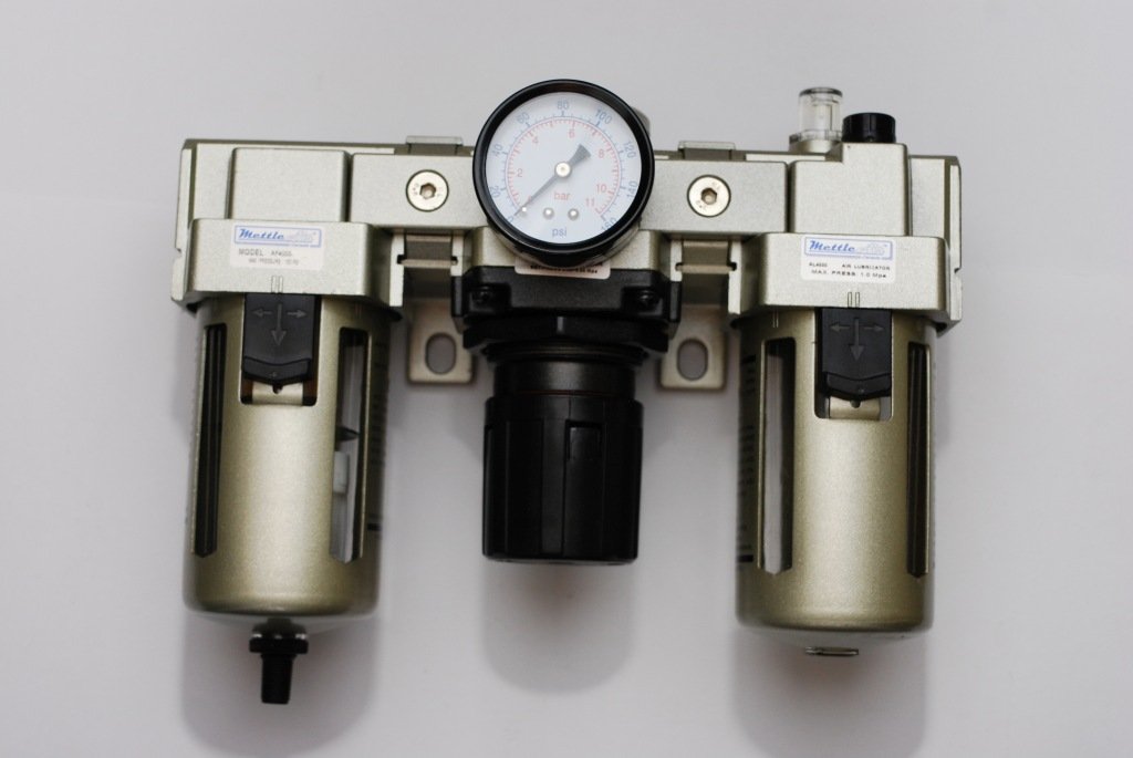 Automatic Drain FRL Filter/Regulator/Lubricator 3/8" NPT 4000 L/min