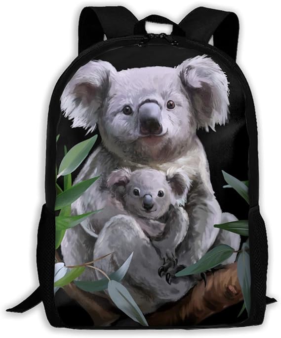 Cute Animal Koala Unique Outdoor Shoulders Bag Fabric
