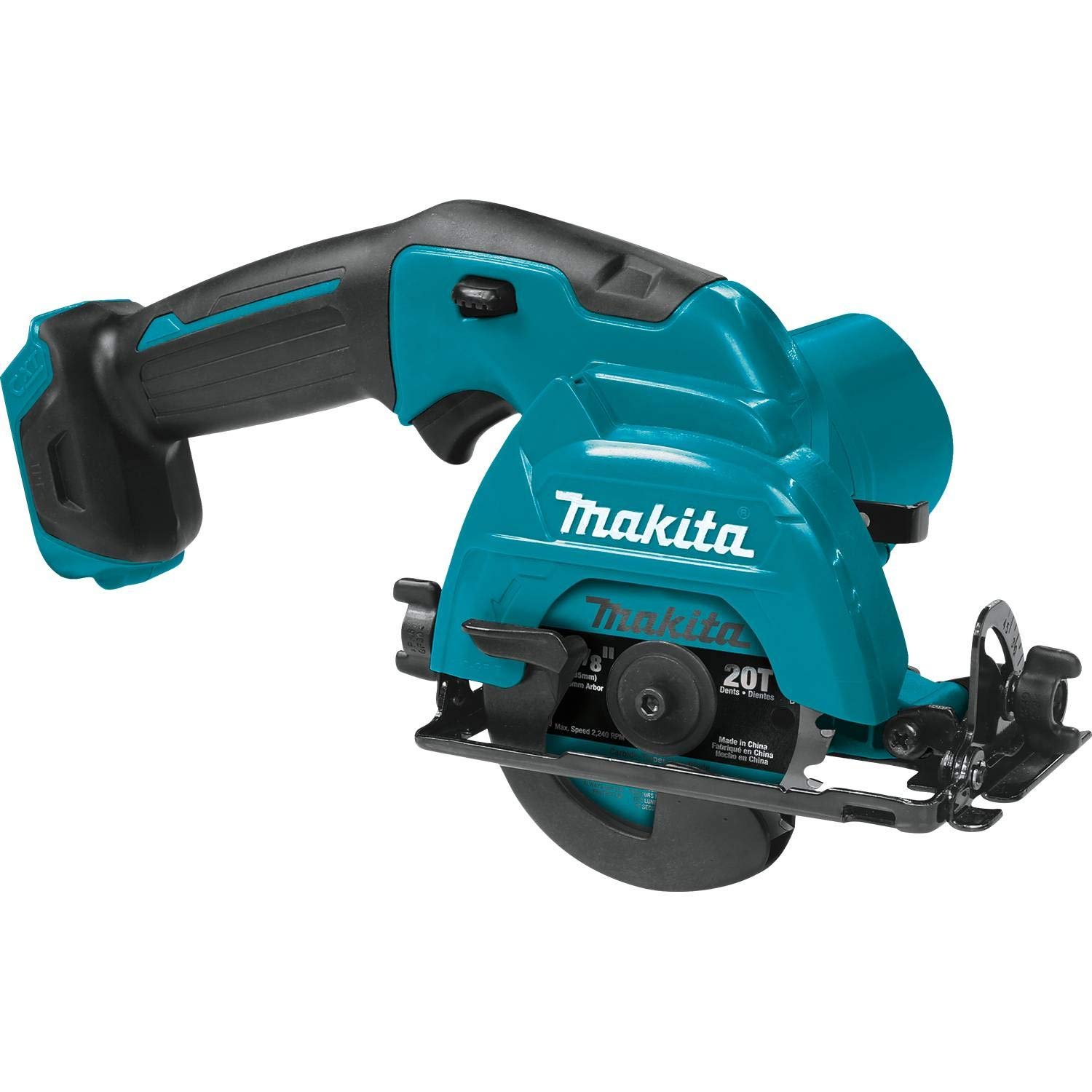 Makita SH02Z 12V Max CXT Lithium-Ion Cordless Circular Saw, 3-3/8", Teal