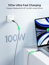 Aioneus 100W USB C to C Cable 3M Fast Charging Type C Lead PD QC for iPhone 15 view 4