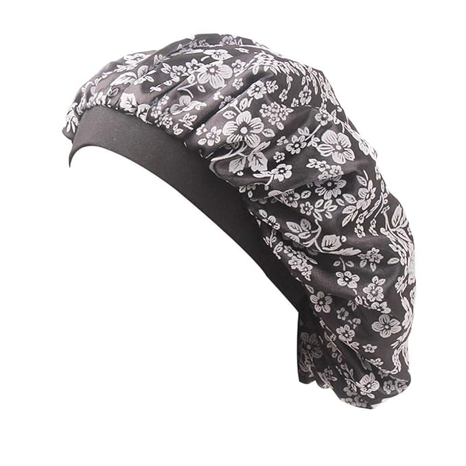 Women Head Wrap Satin Long Hair Care Bonnet Ear Warmer Soft
