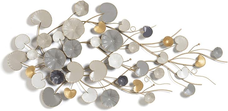 Amazon.de: 3D Metall wanddekoration wohnzimmer blumen blatter garten