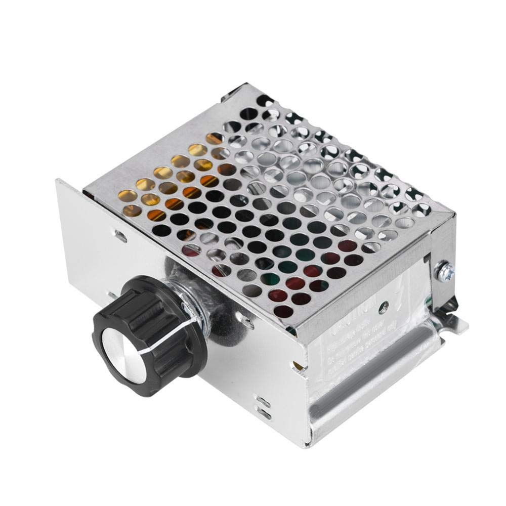 Socobeta AC Voltage Regulator 220V 4000W High Power Voltage Controller with Dual Capacitance Design