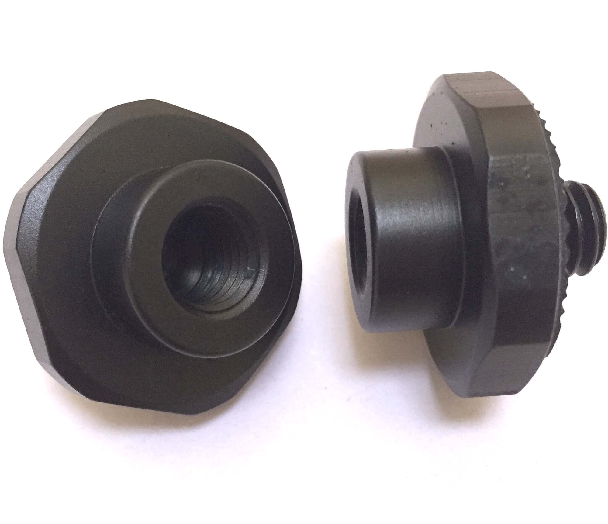 2x C3B Hexagonal Screws 3/8 Female To 3/8 Male Connect-or Adapter For Camera Tripod Monopod Microphone Mobile Phone Video Monitor Stand Platform Flash Bracket Light Hot Shoe Parts Accessories