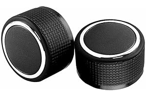 GENERIC Rear Control Knobs Audio Radio Fits Escalade Enclave Tahoe Chevrolet GMC Radio Repair Kit Replacement Button Pair