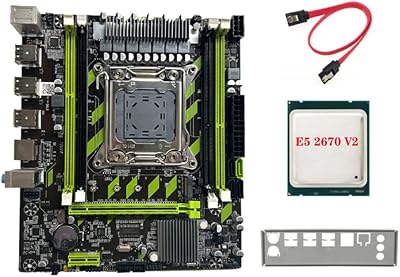 Wresetly X79G Motherboard E5 2670 V2 CPU LGA2011 4XDDR3 RECC M.2 NVME PCI-E X16