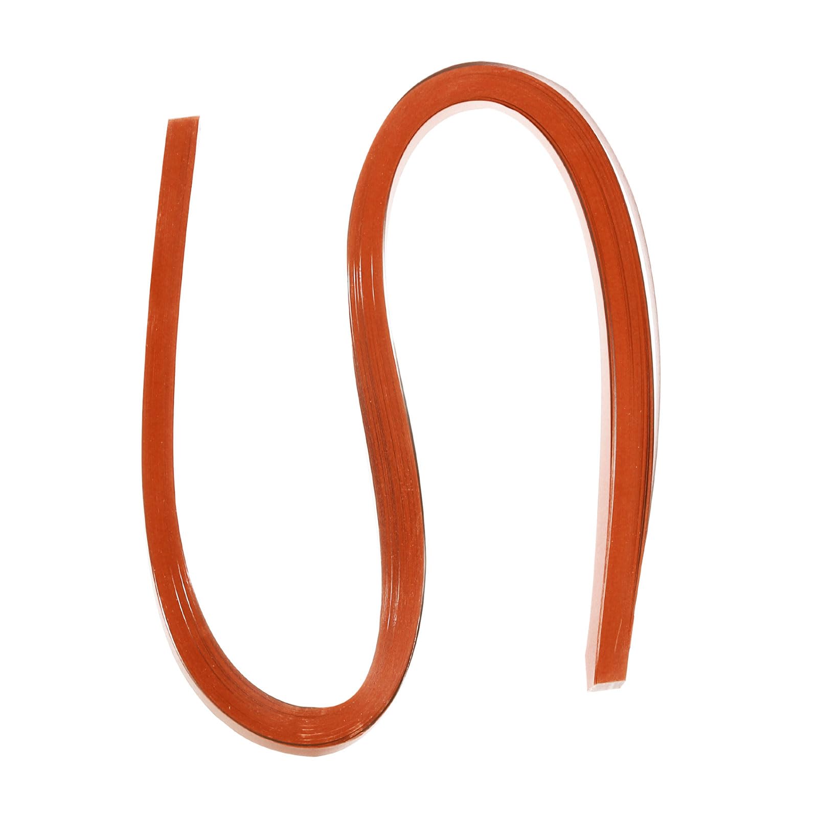 PATIKIL 60pcs Metallic Quilling Strips Paper 5mm(3/16") x 54cm Origami Paper Quilling Kits for Adults Beginner Art DIY Craft Christmas, Orange