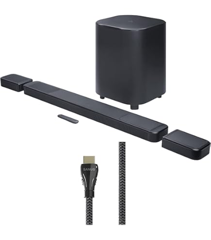 サウンドバー Amazon.com: JBL BAR-1300X 11.1.4ch Soundbar and Subwoofer with