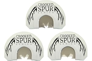 FOXPRO Ghost Spur Turkey Call Combo Pack White Includes 3 Diaphragm Mouth Calls