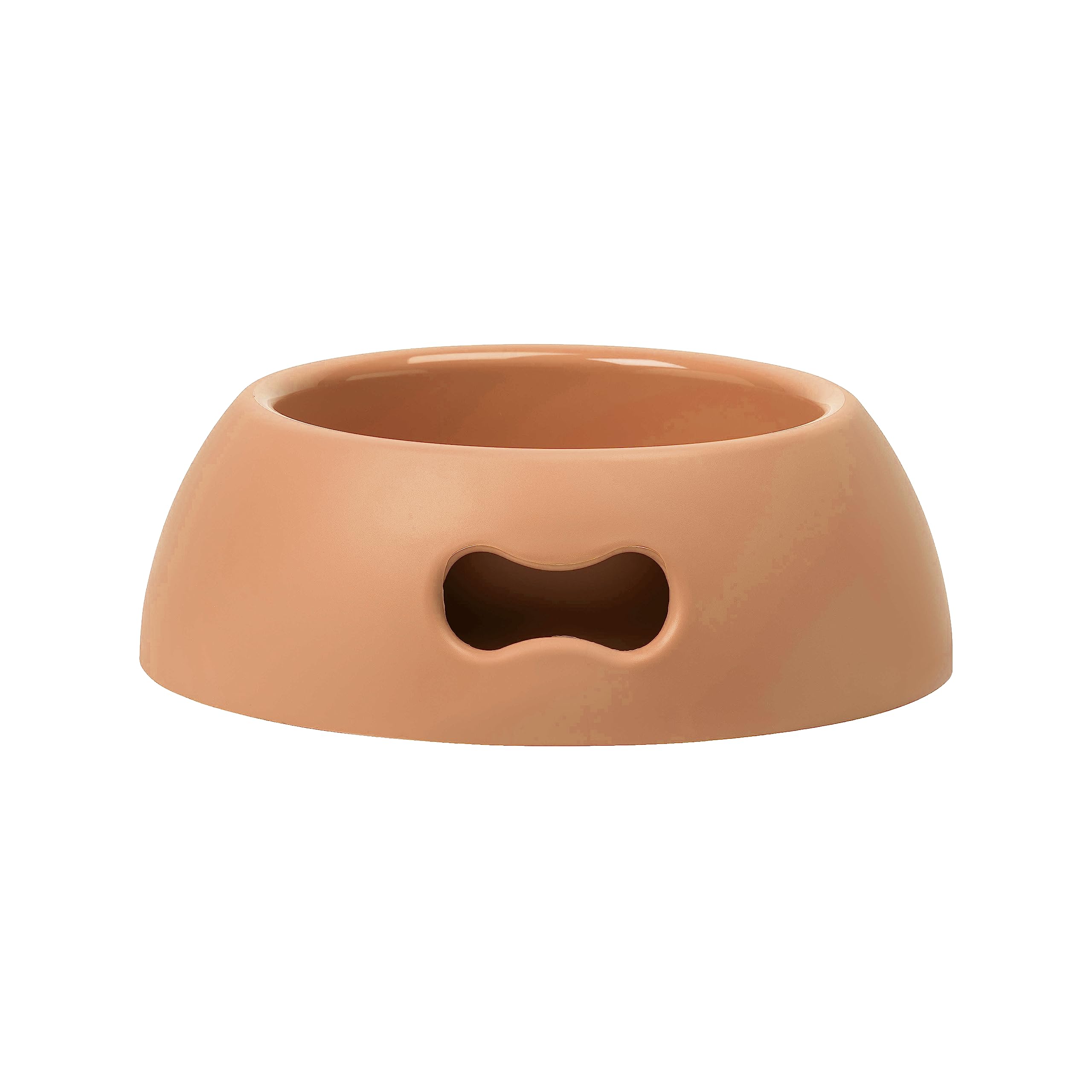 United Pets Pappy Large Dog Bowl, EcoFriendly, Italian Design, Made in Italy, Orange, Dog Bowl for Large Dogs, Capacity 2200ml (77 oz)