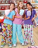 iscream Big Girls' Fun Print Heavyweight Plush Fleece Pants