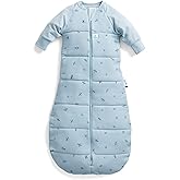 ergoPouch Jersey Sleeping Bag 3.5 TOG – Arms-Out Baby Sleep Sack, Ideal Transition from Swaddling, Slim Fit Keeps Baby Secure & Comfortable, Soft Breathable Fabric (3–12 Months, Dragonflies)