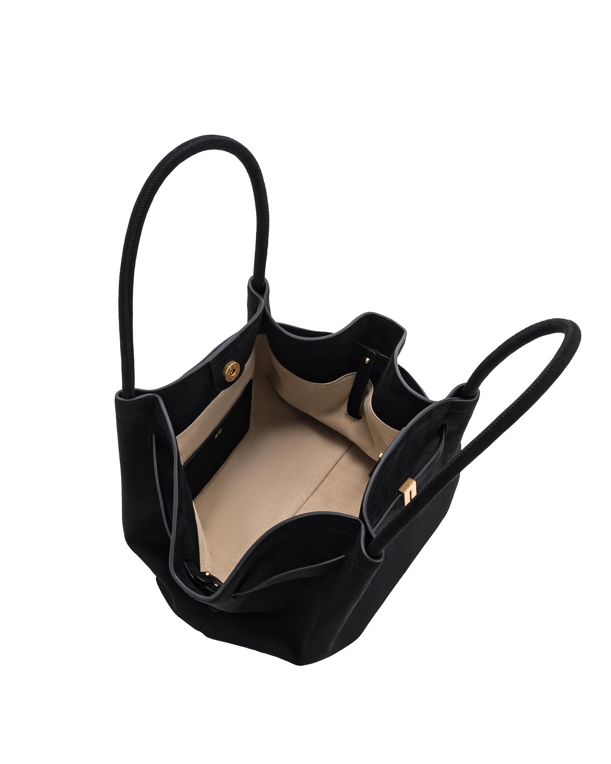 JW PEI Hana Mittelgroße Tragetasche Damen - Kunstwildleder Schwarz