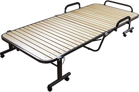 Amazon Co Jp アイリスオーヤマ ベッド 折りたたみベッド すのこベッド シングル 収納 ナチュラル Otb Wh ホーム キッチン