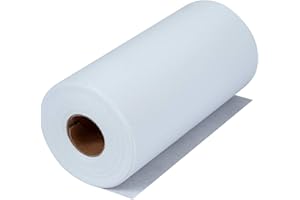 Seneme Tear Away Embroidery Stabilizer (12 in x 50 yd), Stabilizer for Embroidery Fits 6x10 Hoops - Medium 1.8 oz Tearaway Mesh Embroidery Stabilizer - Machine Embroidery Stabilizers and Hand Sewing